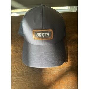 BRXTN Company Mesh Snapback Trucker Hat Cap Blue Adjustable Adult size S/M